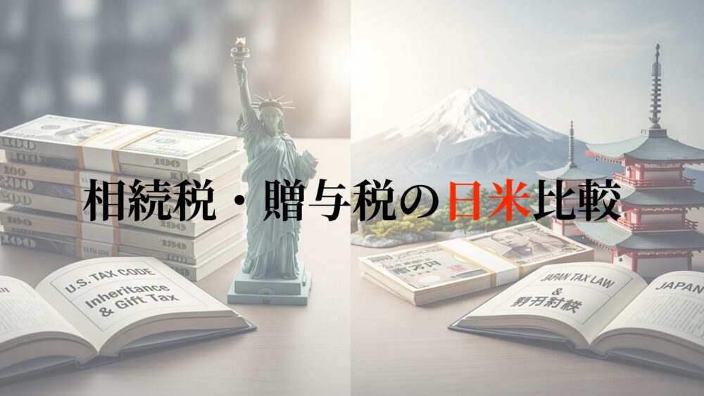 相続税・贈与税日米比較