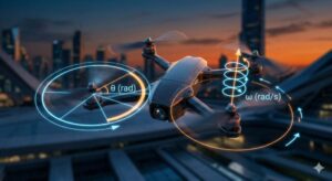 ドローンの物理学：角速度とラジアンの解説