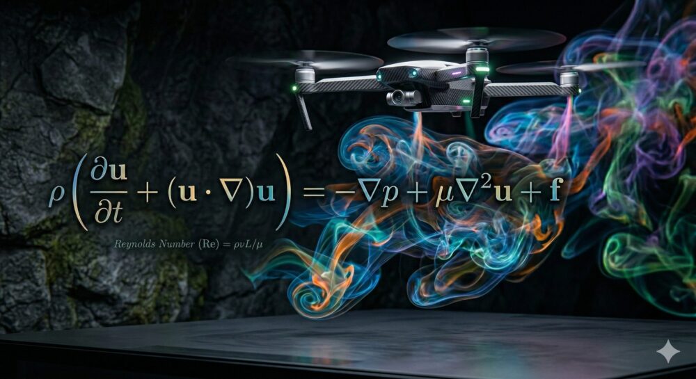 ドローンの物理学：ナビエ・ストークス方程式