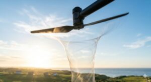 ドローンのプロペラが力を生む原理