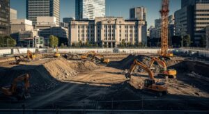 渋谷区富ヶ谷のマンション建設現場と盛土規制法に基づく工事停止命令