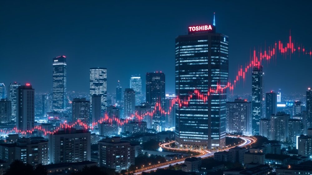 東芝の純利益7倍達成と28年度再上場計画：大手企業経営再建が示す経済トレンド